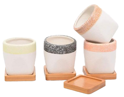 Set ceramic planters - ceramic,